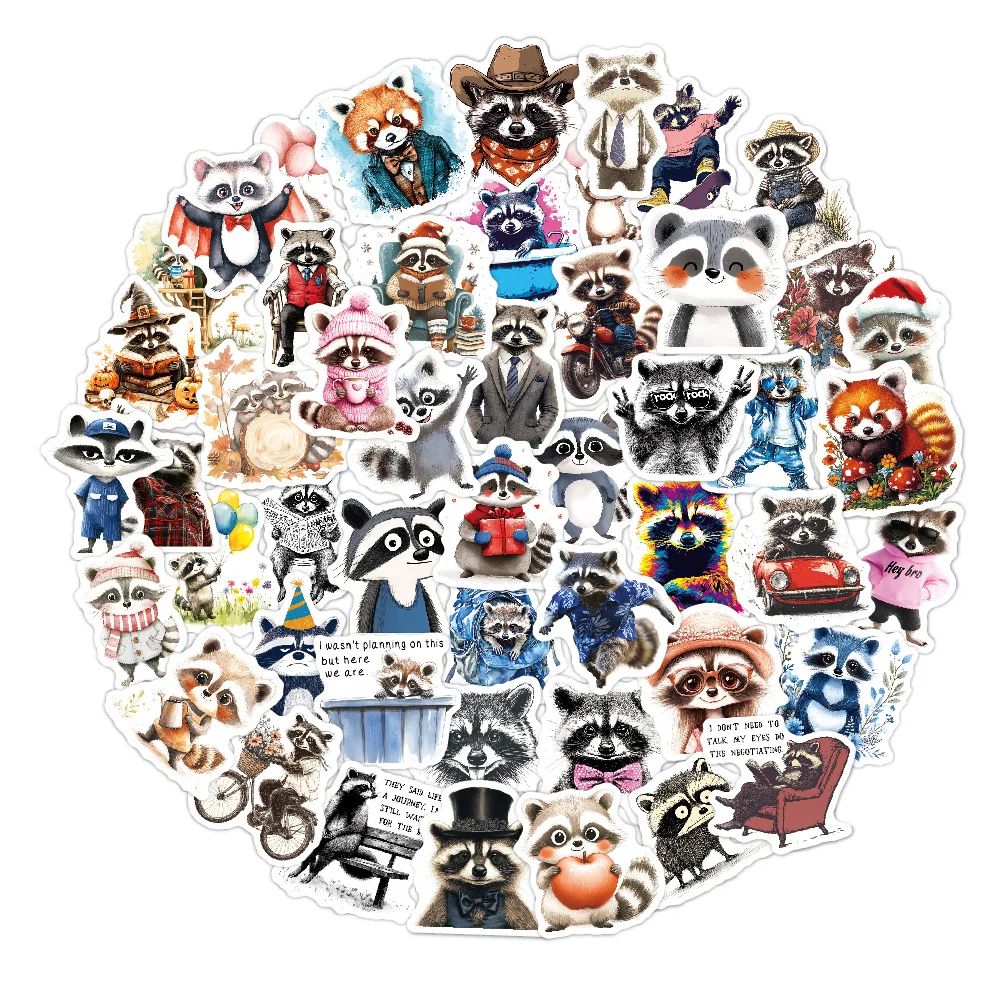 Autocollants Panda Rouge Mignon pour Skateboard, Ordinateur Portable, Téléphone, Étanche, Graffiti Animal, Kawaii, Jouets pour Enfants, 10 Pcs, 30 Pcs, 50Pcs