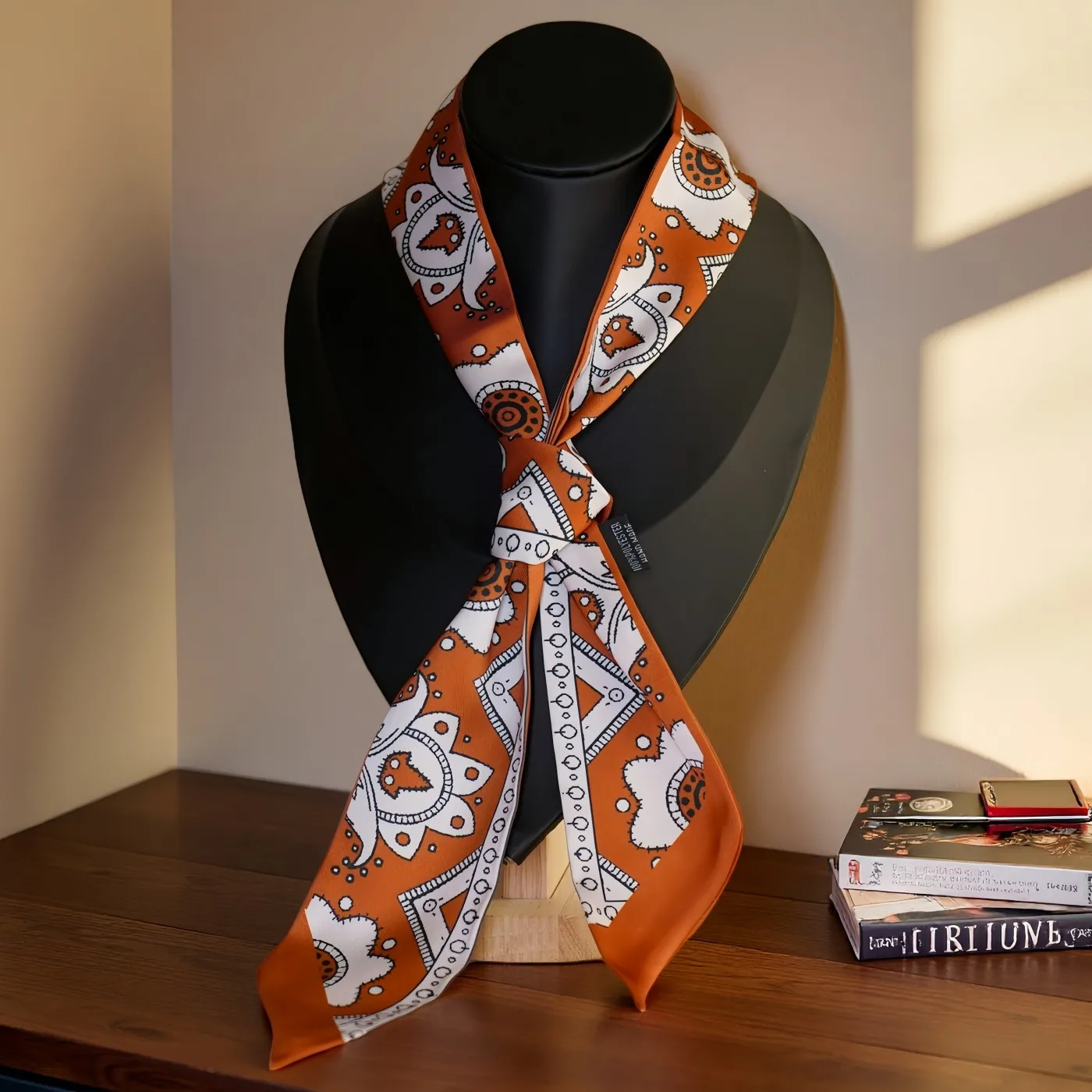 

New Arrival European Fashion Scarf, Lady Retro Floral Print Hair Bandana Headband Neck Tie Accessory