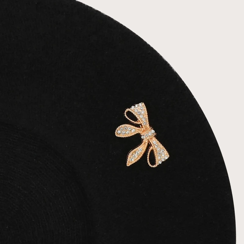 1 قطعة قبعة بيريه شتوية دافئة للنساء ، خريف/شتاء ، نمط اليقطين الفرنسي الرجعية ، أزياء سيدة كورية ، قبعة دافئة من الصوف الياباني غير رسمية