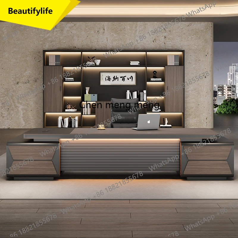 

Комплект офисной мебели: L-образный стол для руководителя с регулировкой высоты и органайзером, коммерческий компьютерный стол для учебы и работы, модель a38