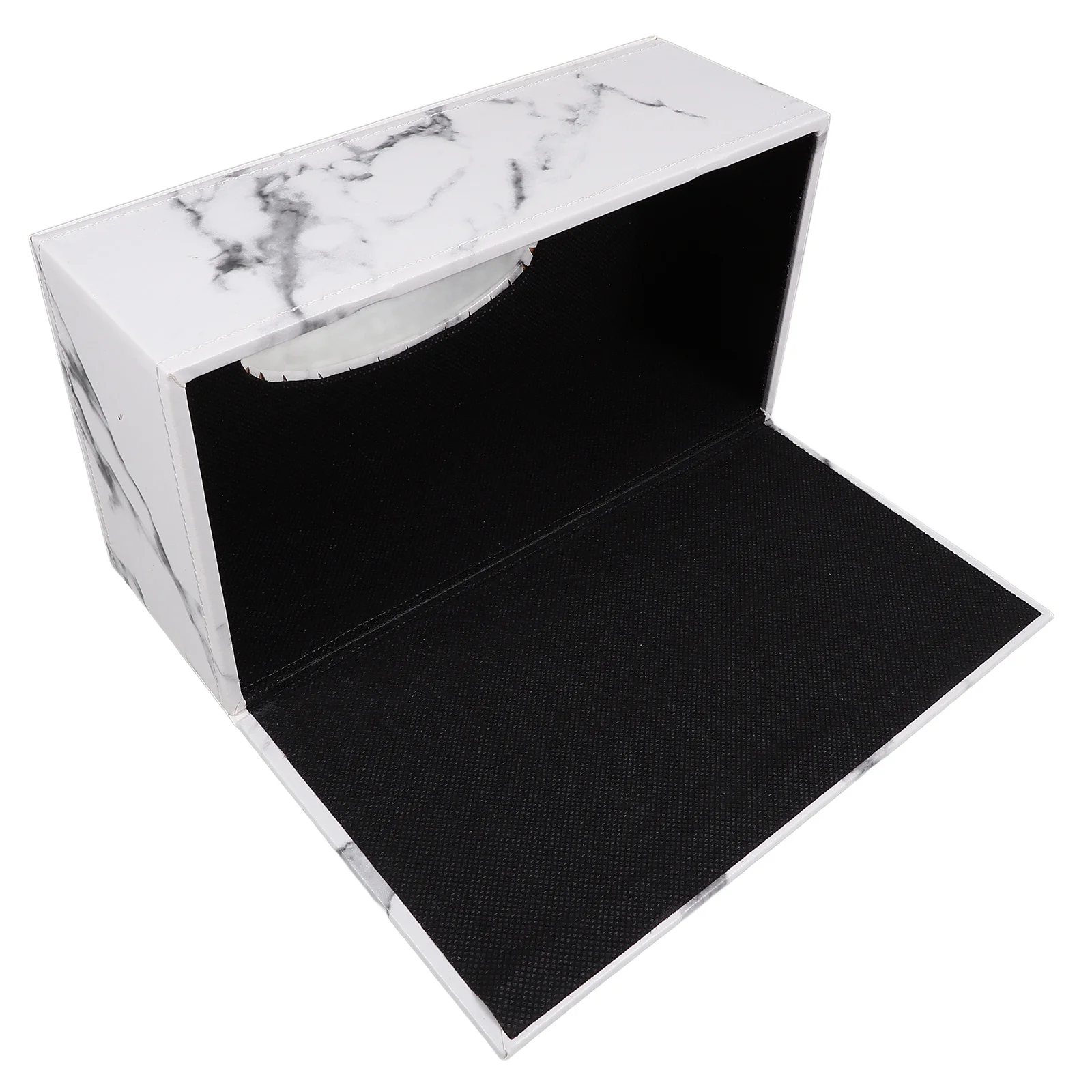 

1 pc Marble Box High-Quality Surface Dust-Proof Tissue Storage For Home Bathroom Bedroom Car Marble Design Tissue