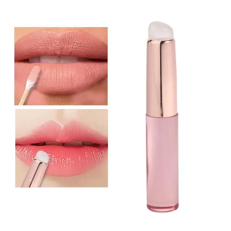 Siliconen Lipborstel Ronde Kop Make-Up Borstel Voor Lippenstift Multi-Use Mini Concealer Borstel Draagbare Schoonheidsverzorging Tool Accessoires