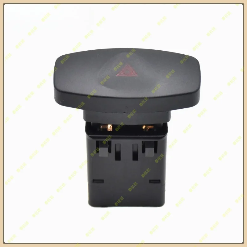 8200446717 8Pin LED Red For Renault Symbol Clio II Toggle Hazard Warning Switch Double Flash Lights Button
