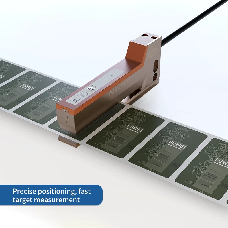 FUWEI Label series Automatic labeling machine paper label detection 3mm gap photoelectric label sensor