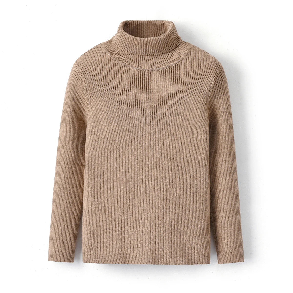 Kids Sweaters Children Autumn Winter Knitted Clothes Boys Girls Wool Knit Stand Collar Pullover Casual Clothing
