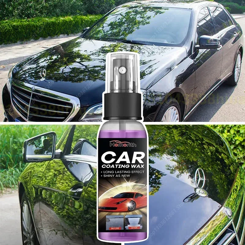 Car Polishing Spray Ceramic Coating Nano Crystal Coat Liquid Hydrophobic Agent Auto Wax Polishing Care