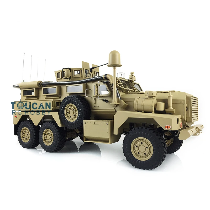 1/12 6*6 6x6 MRAP P602 Explosion Proof RC Car Remote Control Crawler W/O Light Sound System TOUCAN Outdoor Toys for Boys TH16379