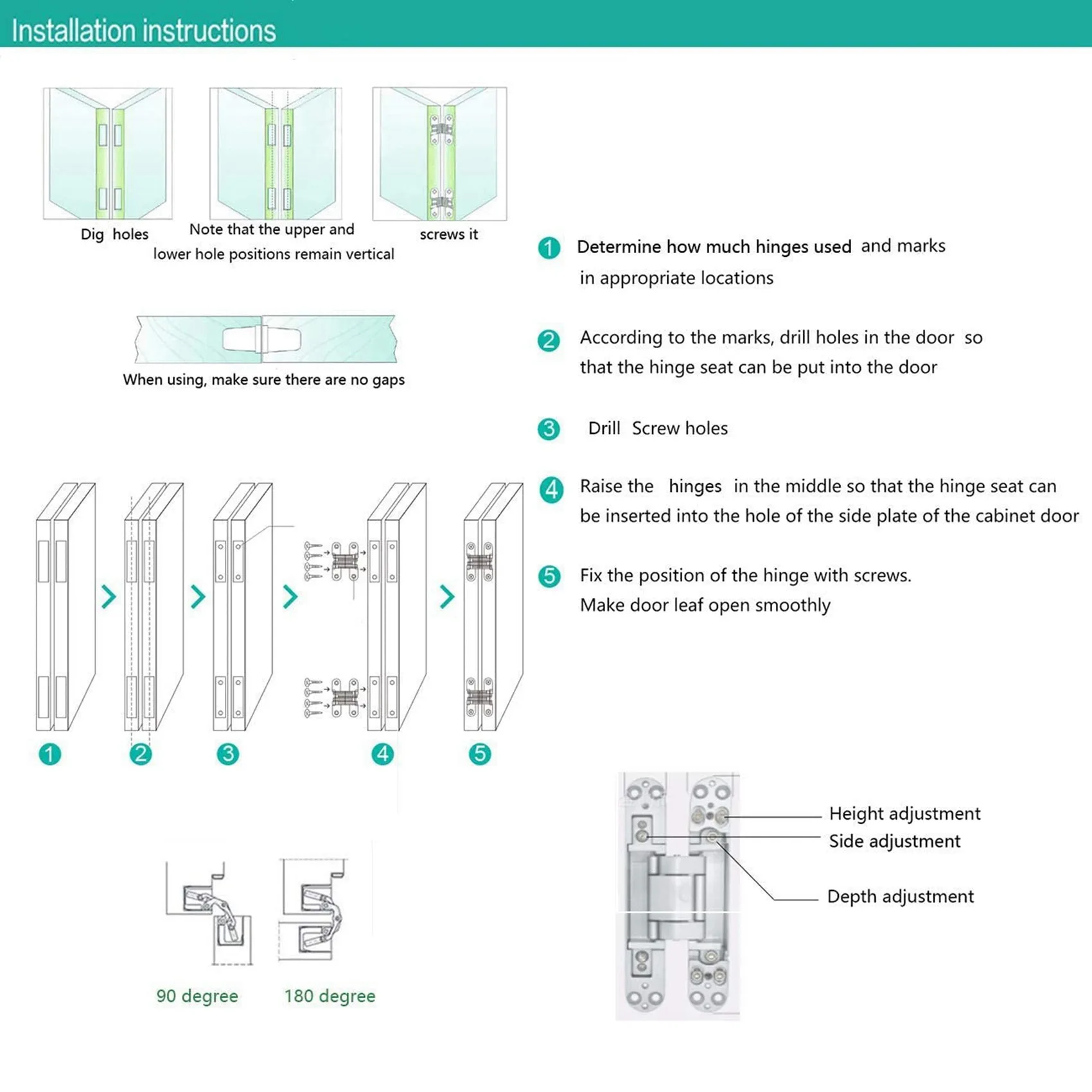 a96i-4pcs-6-inch-concealed-door-hinges-invisible-hinges-concealed-hinges-180-degree-swing-hinge-3-way-adjustable-butt-hinge-a