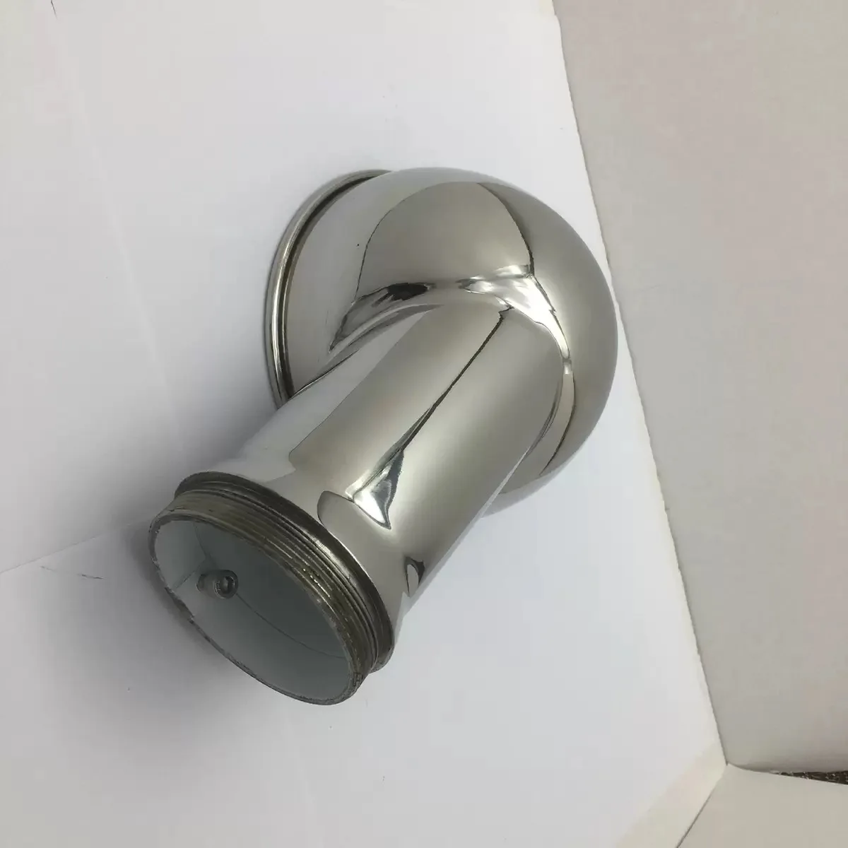 High-quality Stainless Steel 304 Round Plate Ventilation Outlet Elbow Pipe Duct Fairing RV and Marine Parts