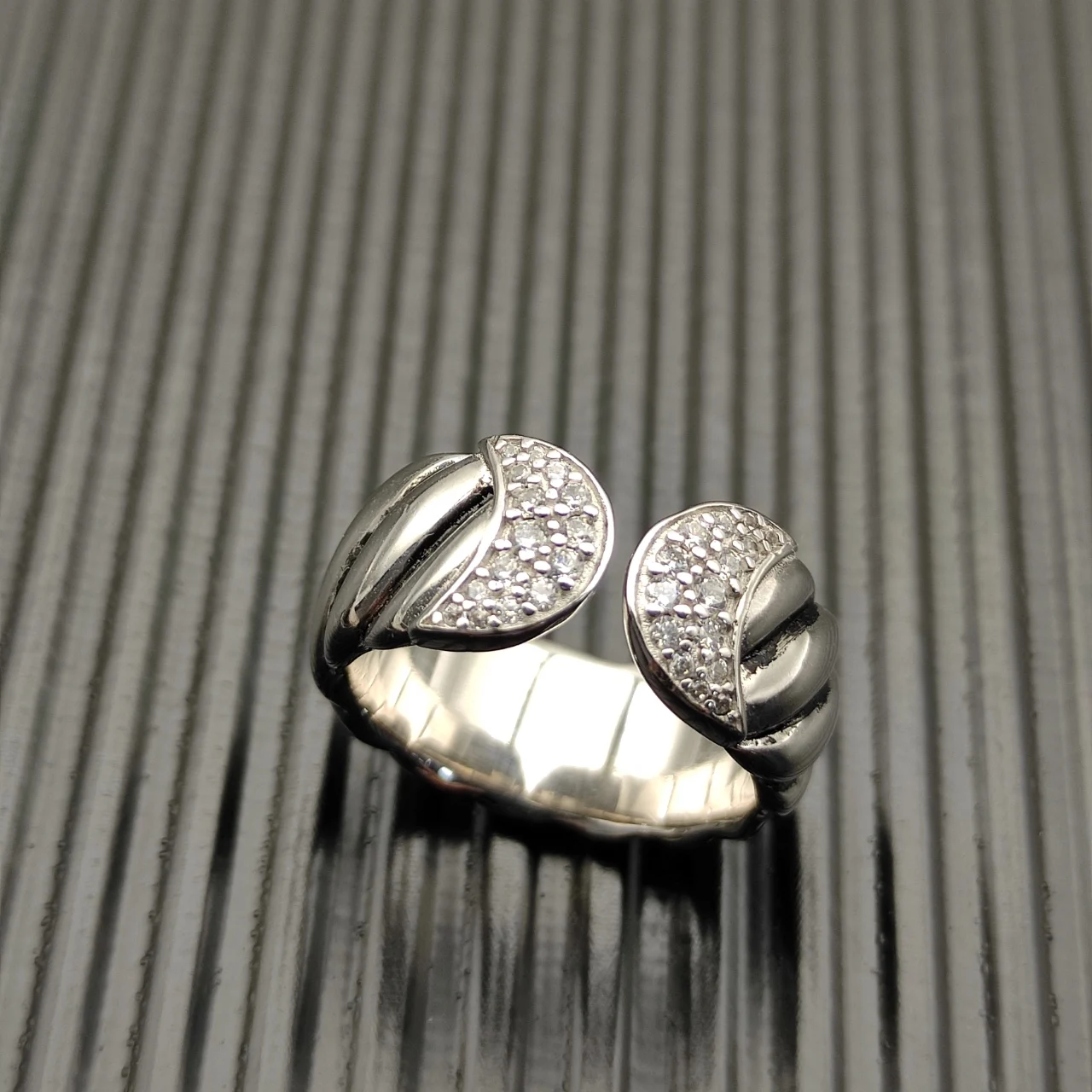 S925 серебро новое серебряное спиральное кольцо с бриллиантами нейтральное модное индивидуальное простое темпераментное трендовое ретро роскошные ювелирные изделия