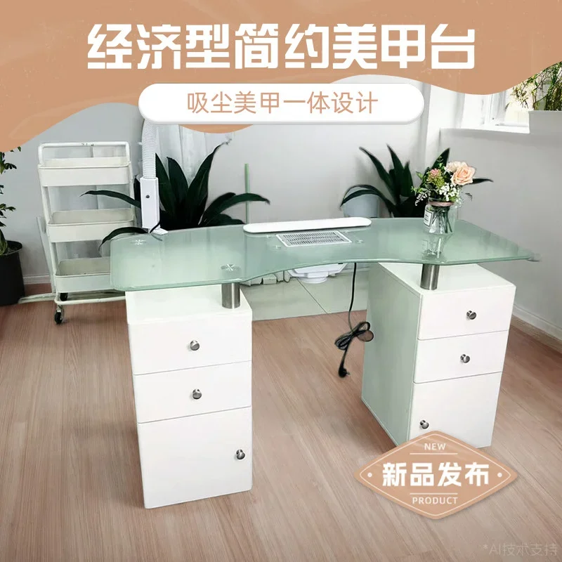 minimalist folding manicure table Nail vacuum machine integrated manicure table