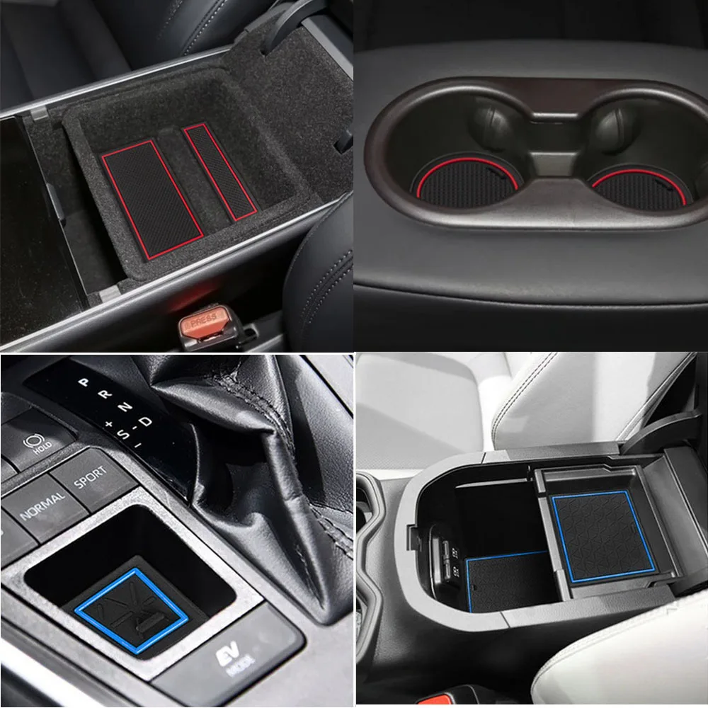 Rubber Anti-slip Door Groove Mat For Suzuki Swift Accessories ZC33S Suzuki Swift Sport Suzuki Swift 2018 Suzuki Swift 2020 Cup