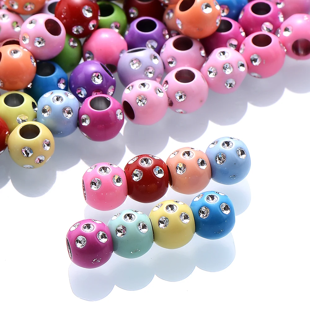 iYOE 50pcs 7x8mm Mix Acrylic S - Crystal Bead Mix recension och pris
