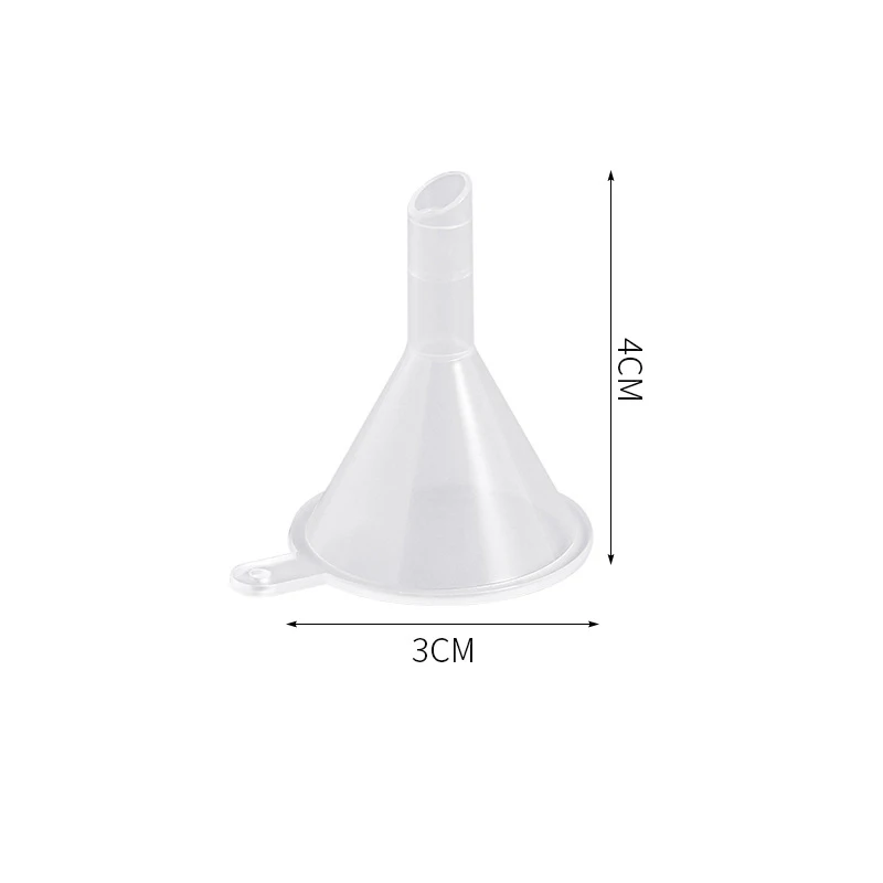 Mini Funnel Perfume Dispenser Funnel Small Aluminum/Plastic Funnels For Lab Bottles Sand Art Spices Powder Essential Oil Packing