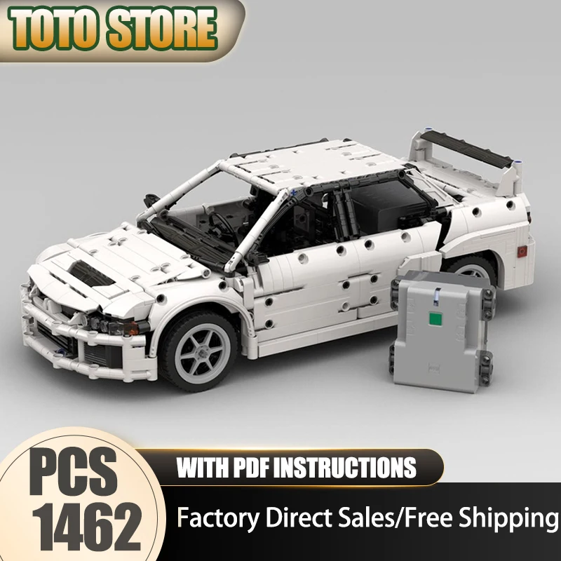 Champion Speed Cars Moc Bausteine Evolution VIII Sportwagen Modell Technologie Modulares Blockspielzeug DIY Montage Weihnachtsgeschenk