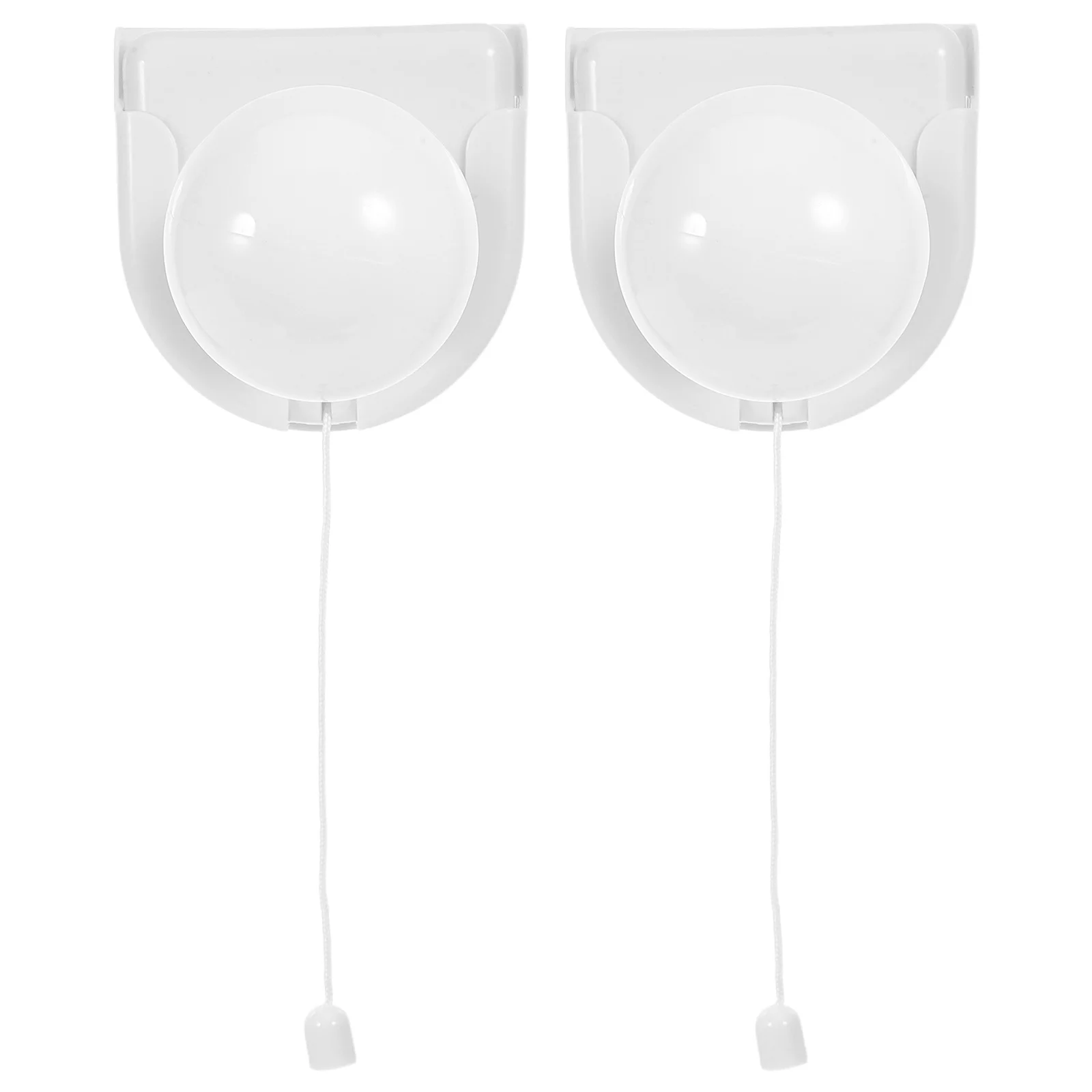 

2pcs Wireless Pull Cord Wall Lights Operated Led Closet Lamp Portable Night Light For Bedroom Cabinet Kitchen Camping
