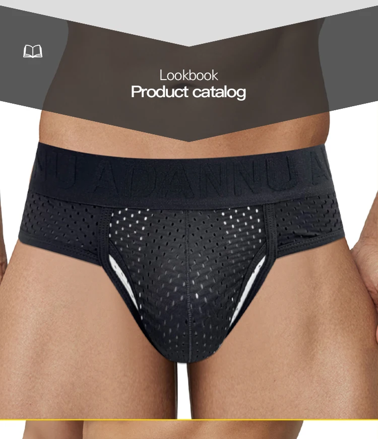 Calzoncillos de Verano y Primavera para Hombre, Diseño con Bolsillo Separado, Malla Transpirable, Ropa Interior Deportiva Delgada y Fresca para Hombre