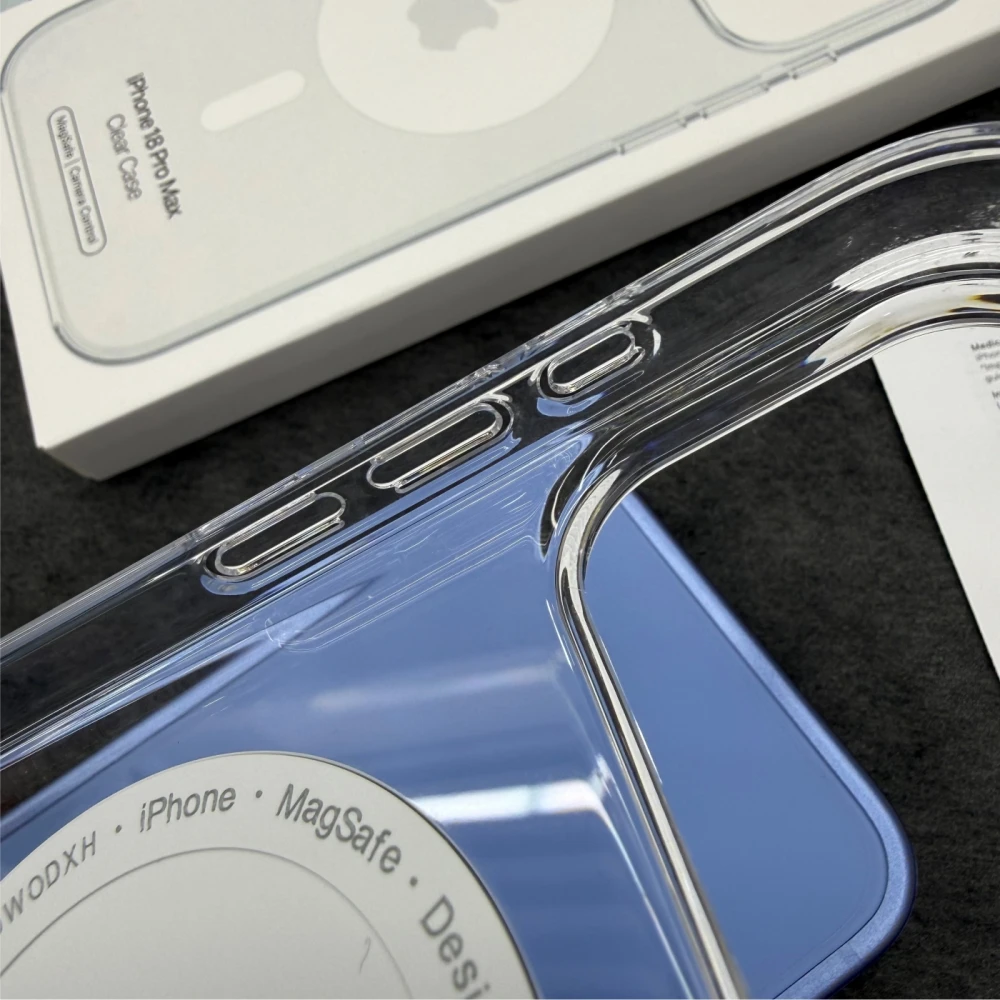 Official Clear For Apple Magsafe Magnetic Attachment Animation Phone Case For iPhone 18 Pro 18 Pro Max Acrylic Cover With Logo view 5