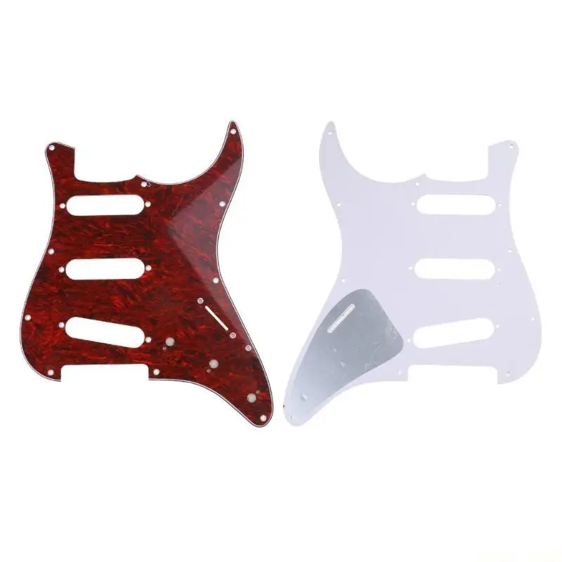 U2JB Red Tortoise for Shell Pickguard 3 Ply Scratch Plates For Bass PB Guit