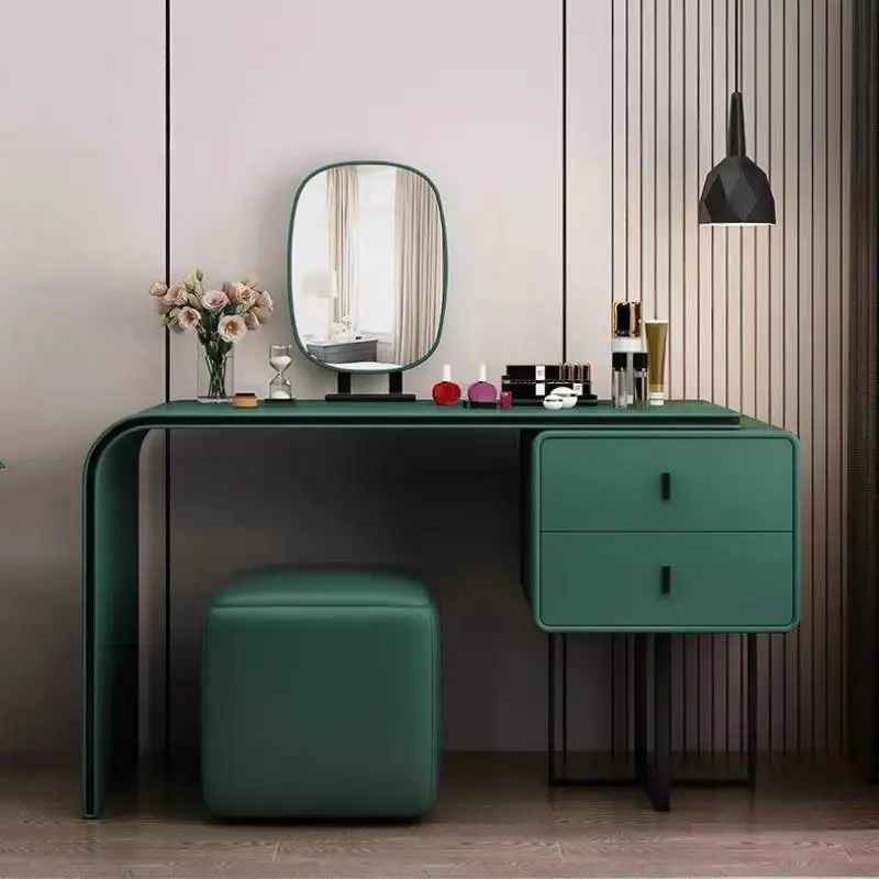 

Brown Black Vanity Table Dest Storage Luxury Grey Wood Dressing Table White Corner Saving Make Up Tafel Furnitures For Bedroom