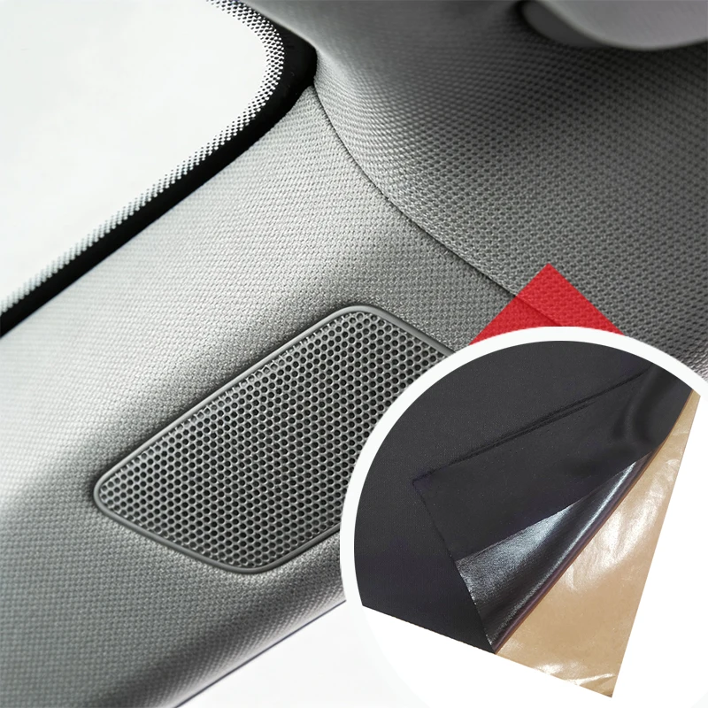 Car A B C Pillar Self Adhesive Car Mesh Cloth Fabric for Auto Wrap Door Repair Upholstery Material Renovate Interior Fabrics