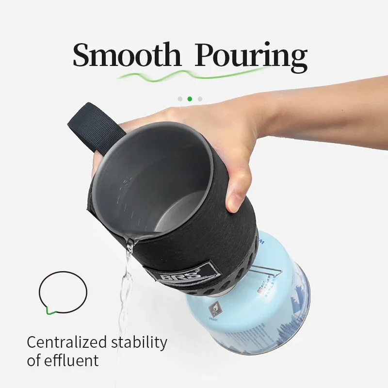 1500 واط BRS 61 في الهواء الطلق المتكاملة جمع الحرارة وعاء الموقد خفيفة المحمولة المشي لمسافات طويلة فرن موقد غاز موقد للتخييم المحمولة