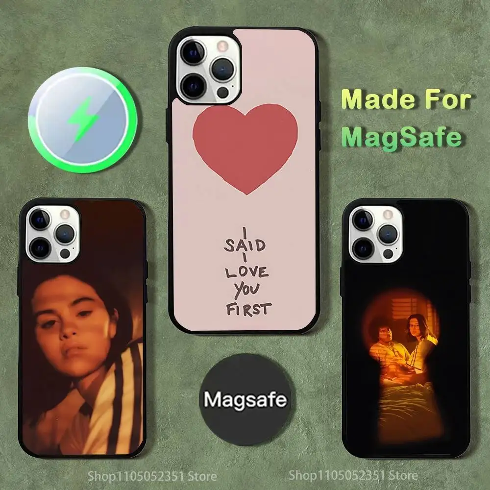 

Selena i Said Love You First Phone Case For iPhone 16,15,14,13,12,11,Pro,Max,Plus,Mini,SE4,E Magnetic Magsafe Wireless Charging