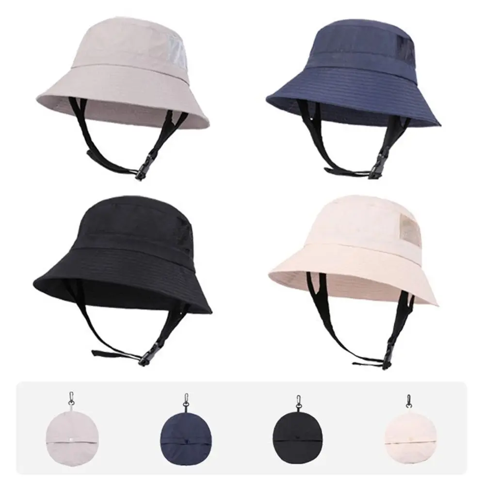 Summer Waterproof Bucket Hat Storage Bag Portable Fishing Cap Anti-UV Sun Protection Sun Hat Camping Hiking