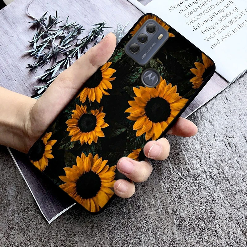 

Yellow Sunflower Phone Case For Motorola Moto G Stylus 5G G Play G Power G 5G G Pure 2023 2024 E20 E22 E22i E32 E40 E13