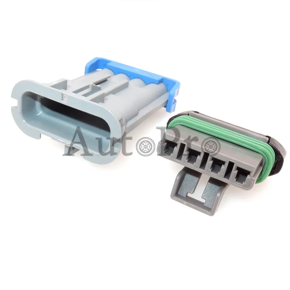 1 Set 4 Hole 12129600 12129565 AC Assembly Auto Male Female Docking Sealed Sockets For Buick Car Blower Resistance Plug