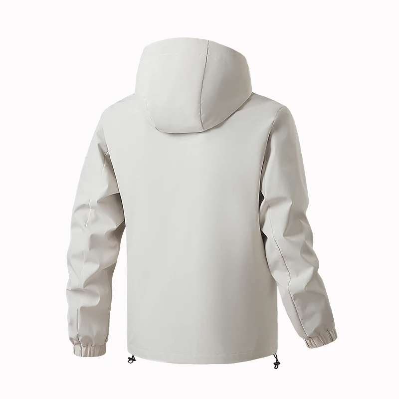 Chaquetas impermeables con capucha para hombre, abrigos deportivos transpirables, Parka de senderismo, ropa de exterior informal, rompevientos,
