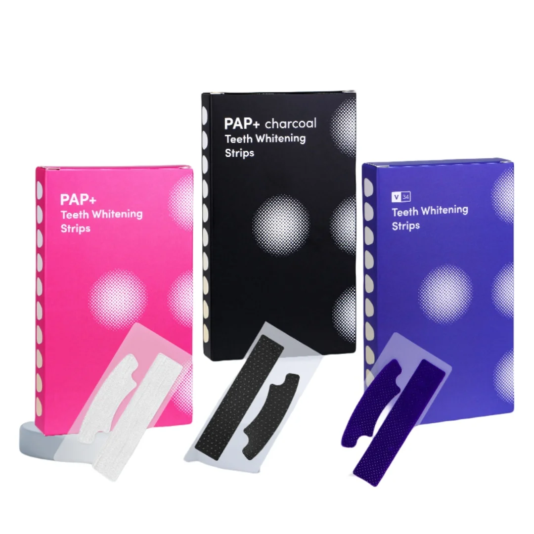 1box Teeth Whitening Patches with Charcoal Remove Stains and Yellowish Teeth Whitening Strips No Residue Safe Effective Dental
