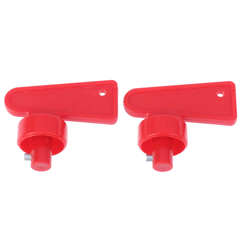 2pcs Plastic Keys Spare Key Cut Off Switch Key For Battery Isolator Switch Power Kill Cut Off Switch Car Van Boats Switch Keys