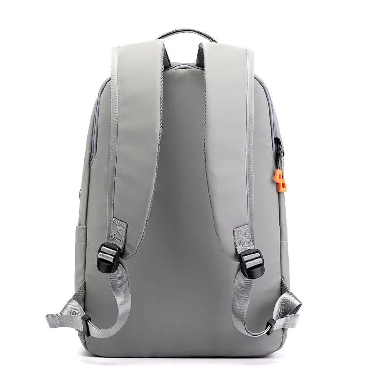 laptop backpack Korean version of the simple new casual shoulder bag solid color Oxford cloth student computer