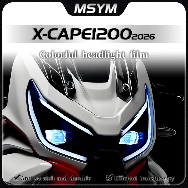 

For Morini X-Cape1200 x-cape1200 2026 Headlights taillights instrument panel film transparent protective film accessories