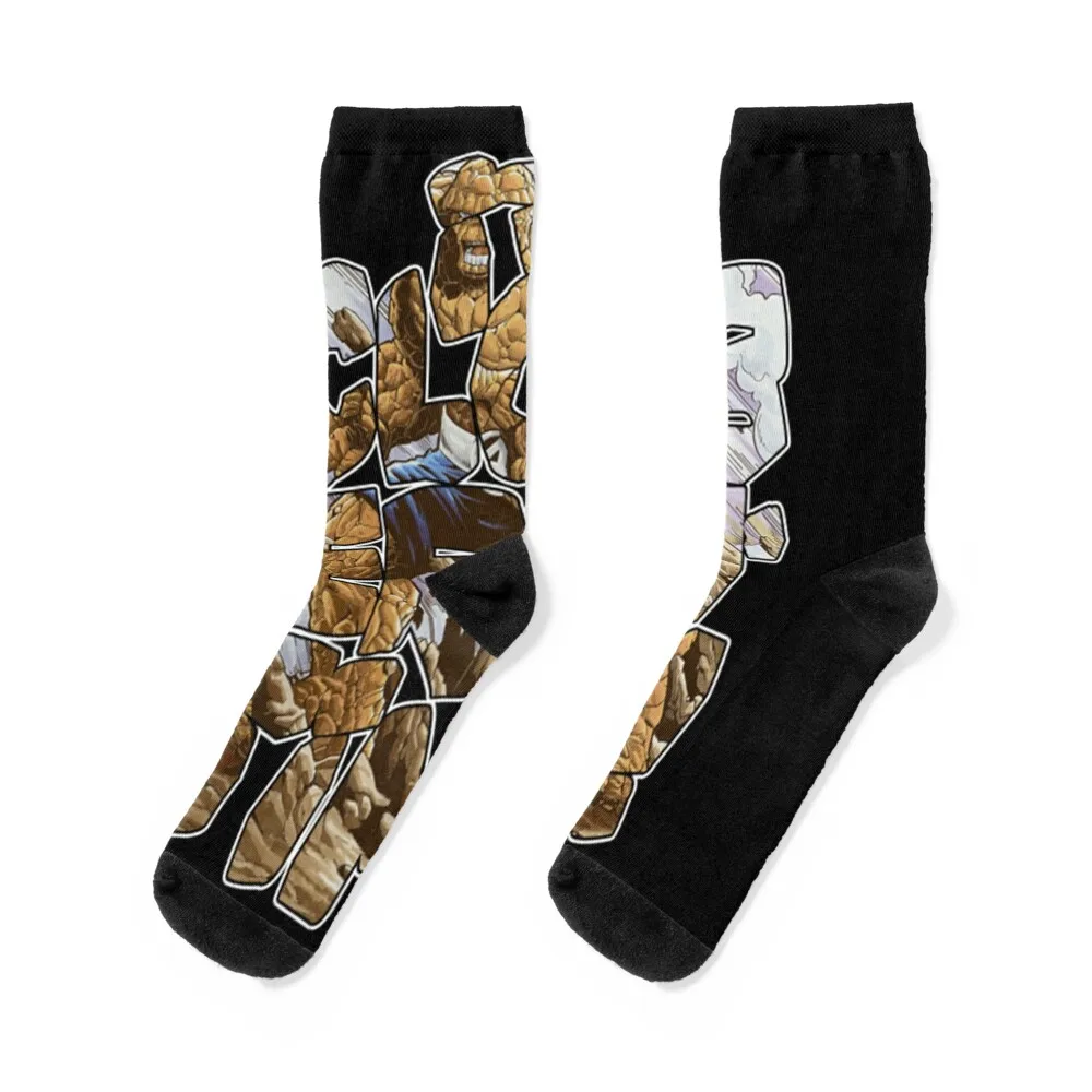 Fantastic Four It's Clobberin' Time Socks Wholesale Non-slip sports stockings Socks Woman Men's