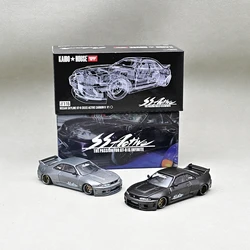 TSM KAIDO HOUSE MINI GT 1/64 KHMG116 Nissan Skyline GTR R33 Active Carbon R Varnish Chase Die-cast alloy car model