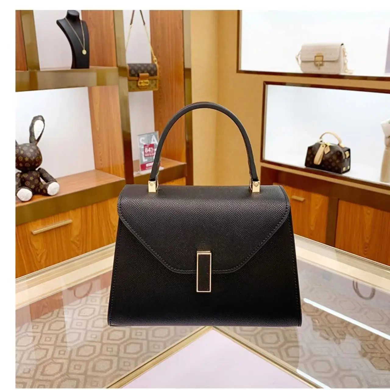 女性用レザーショルダーバッグ,クロスオーバーバッグ,新品,2024