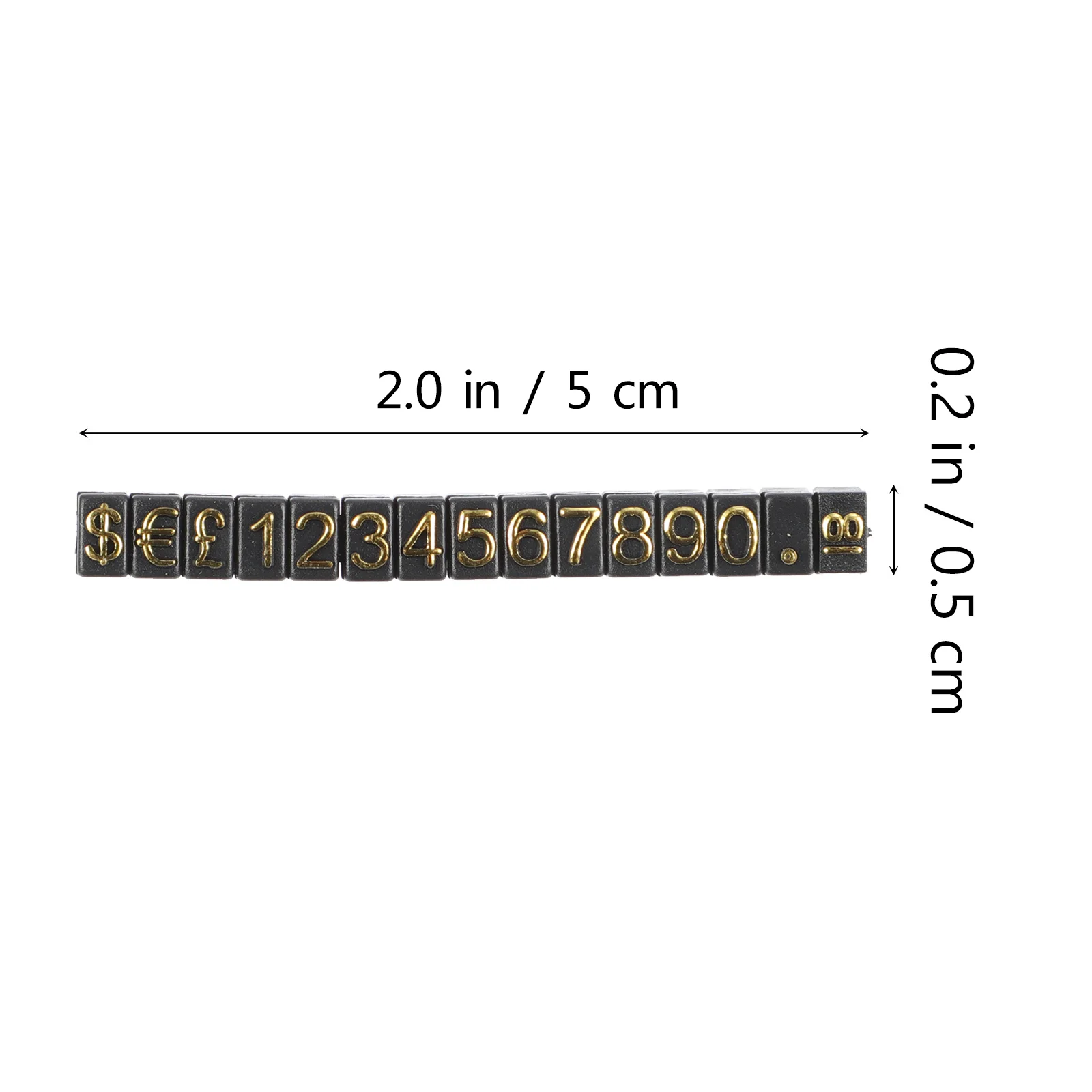 10 Pcs Price Tag Jewelry Tags with Numbers Supplies Signs for Store Display Supermarket Boards Labels Watch Stand