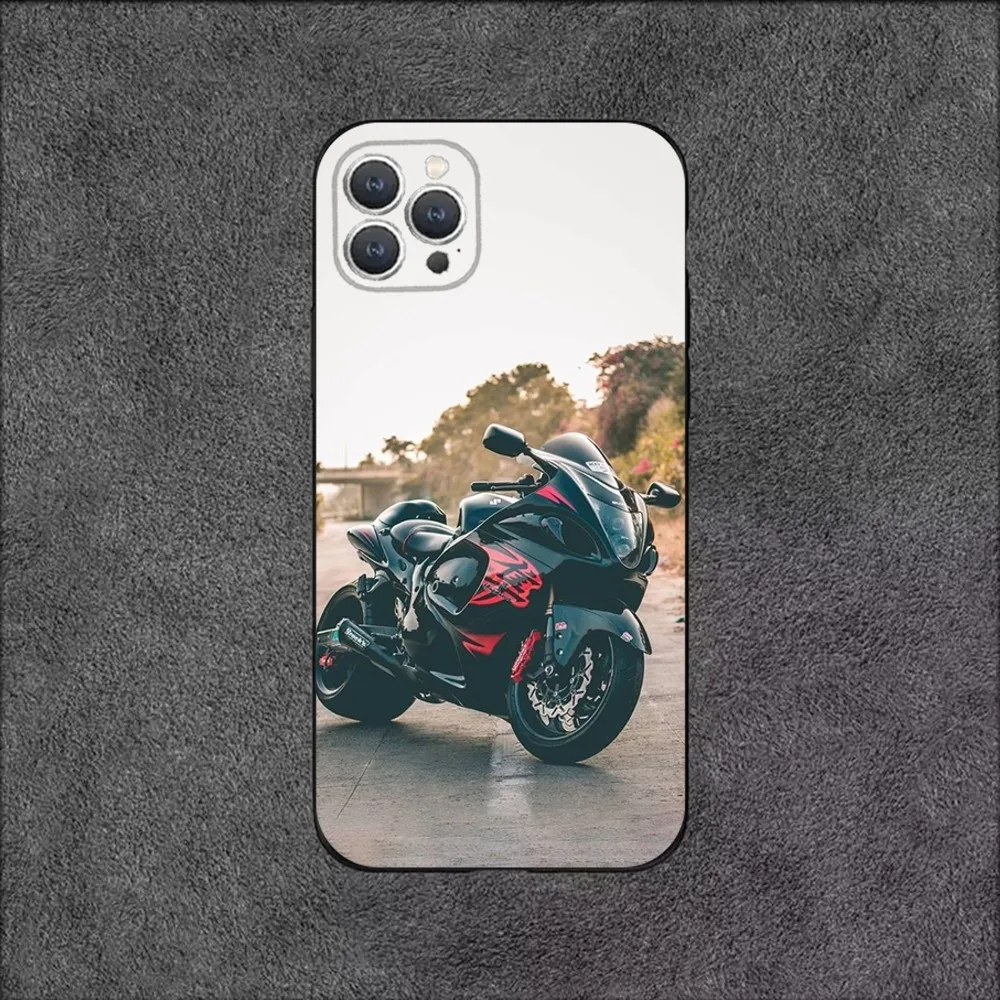 Hayabusa GSX 1300 R  Phone Case For iPhone 16,15,14,13,12,11,Plus,Pro Max,XS,X,XR,SE,Mini,8,7 Soft Silicone Black Cover