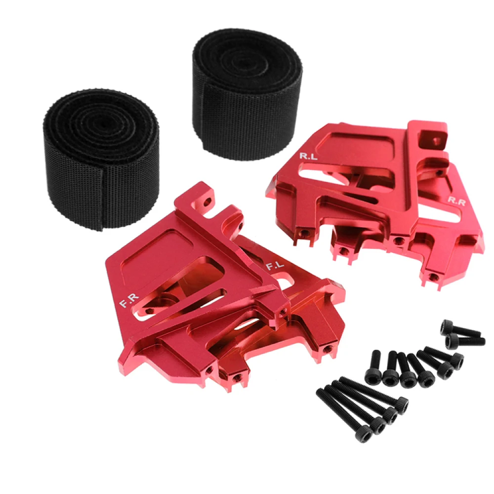 For 1/5 X-Maxx 6S 8S Universal Battery Fixing Seat Kit RC Model Car Replacement Parts Upgrade Fitting Red/Blue Battery Fix Mount