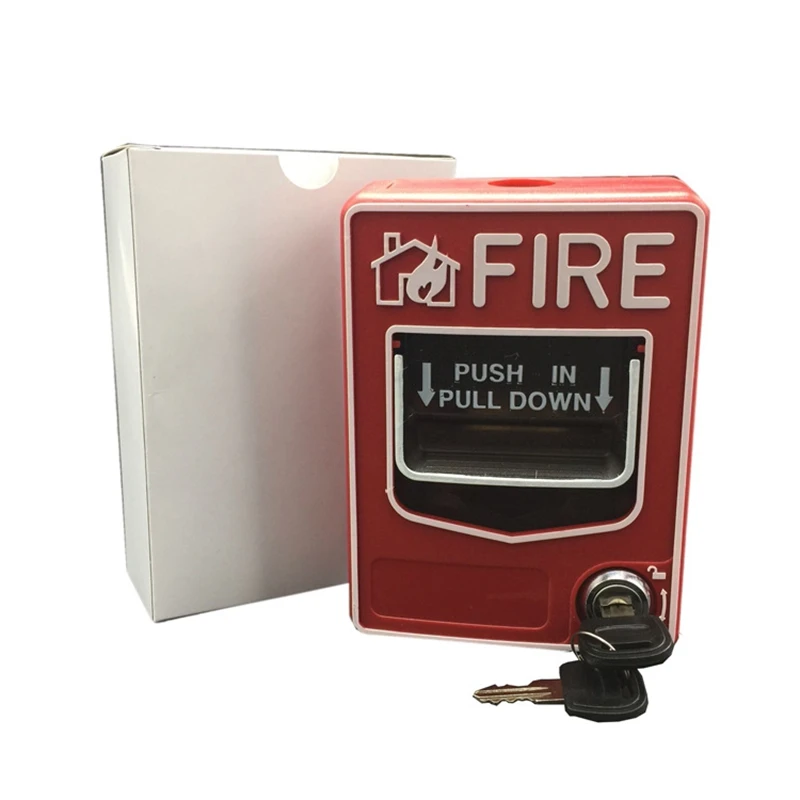 Push Station Conventional Manual Call Point Fire Alarm System Emergency Alarm Button SB116