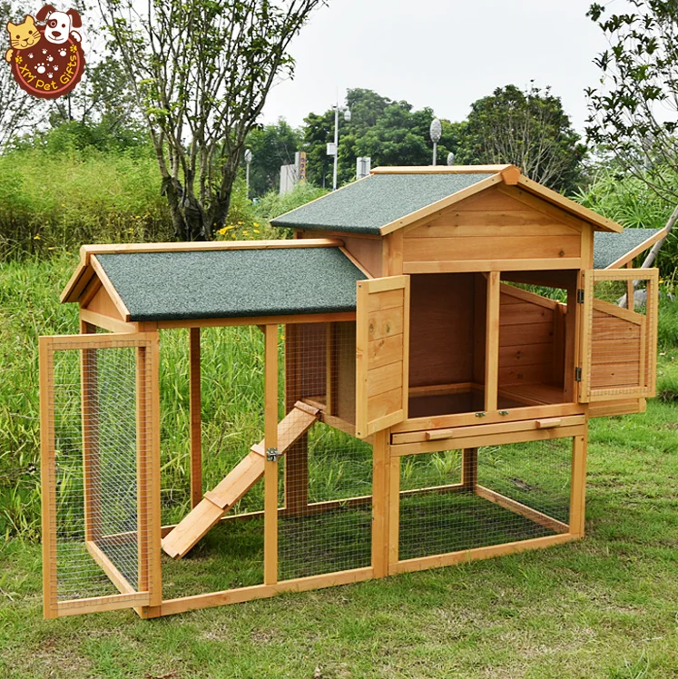 Custom High Quality Waterproof Large Wooden Gallineros Ducks Chicken Coop Animal Cages for Laying Hens