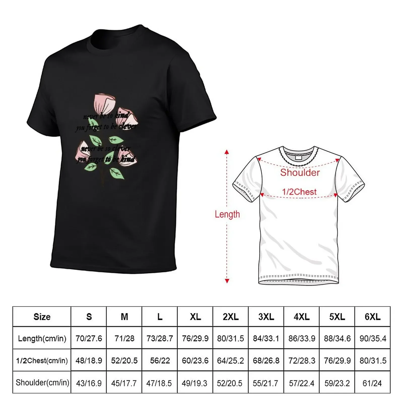 evermore - marjorie lyric with pink flowers T-Shirt heavyweights vintage anime shirt men t shirts