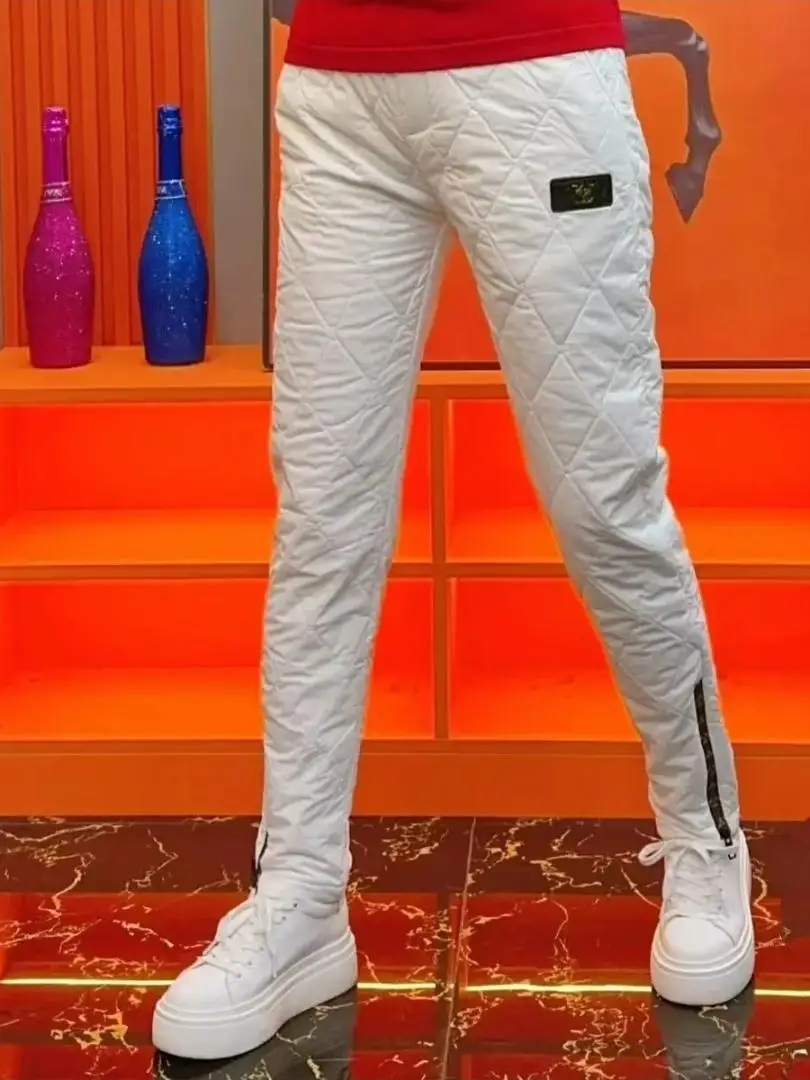 

Высококачественные повседневные хлопковые брюки, осень-зима, модные, универсальные, крутые, премиум-класса, свободные, с детализацией, молодежные...