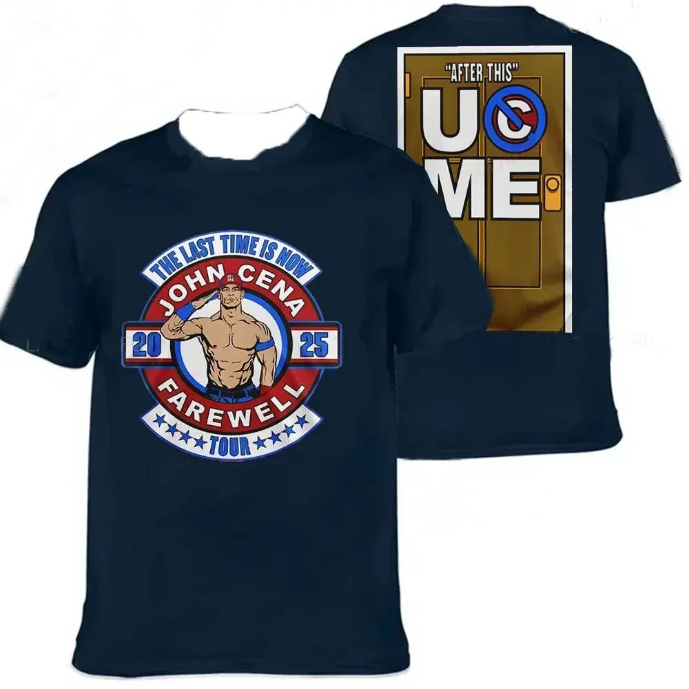 

Мужская футболка John Cena Wrestling, мужская футболка для спорта на открытом воздухе, фитнеса, мужская и женская повседневная футболка с круглым вырезом и короткими рукавами, одежда