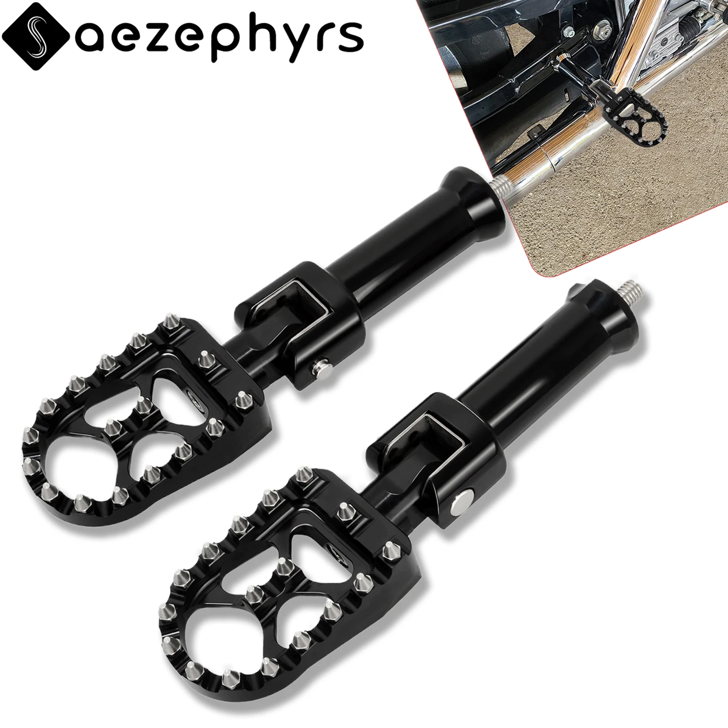 Motorcycle Rear Passenger Footpegs mounting Bracket Kit For Harley Softail  Fat Boy 114 Low Rider Breakout Street Bob 2018-2026