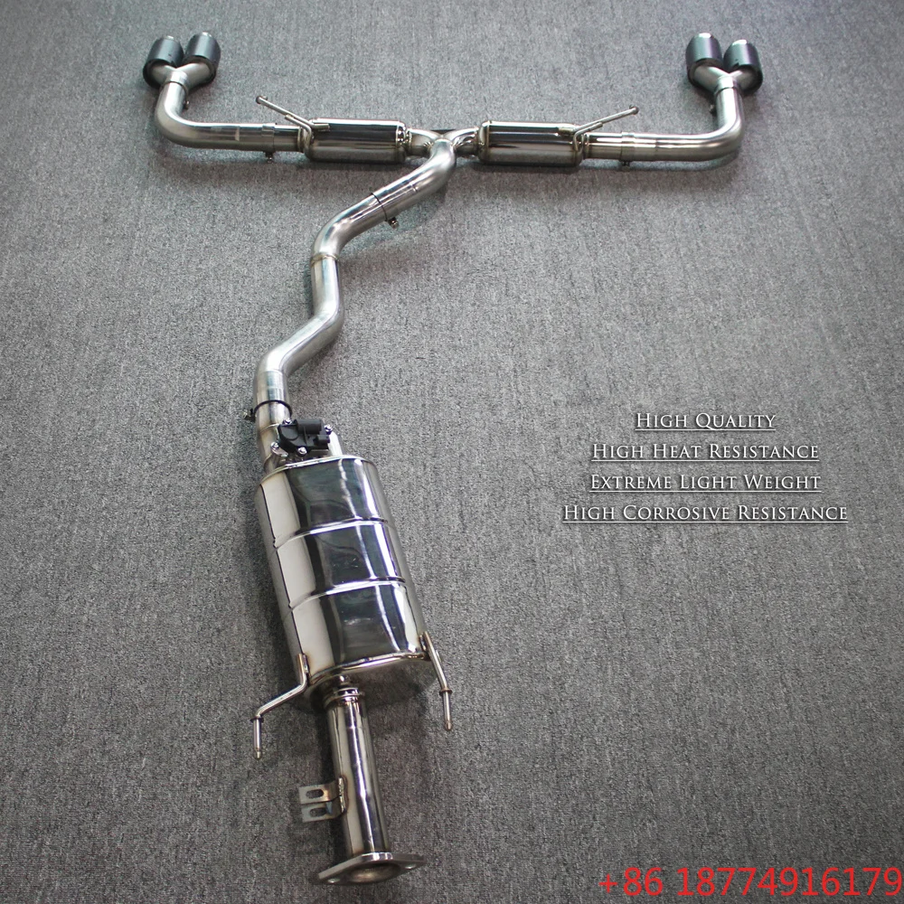 

High Performance OBM MM Ss304 Catback for RX300 RX330 RX350 RX 350h RX 450h+ RX 500h with Muffler Valve Exhaust System