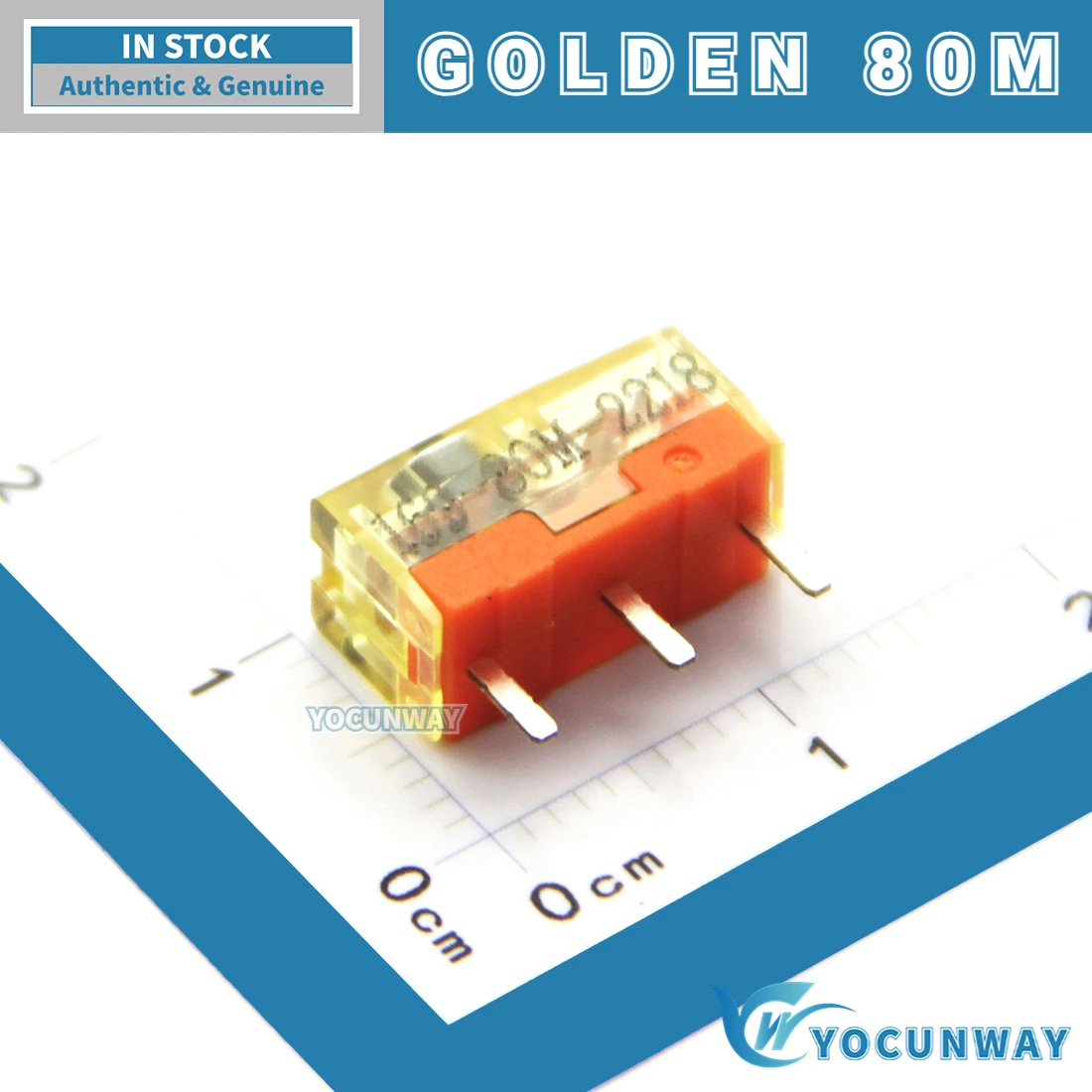 New Authentic Original TTC Dustproof Gold Switch 30 60 80 Million Clicks Lifespan Micro Switch For Game Mouse