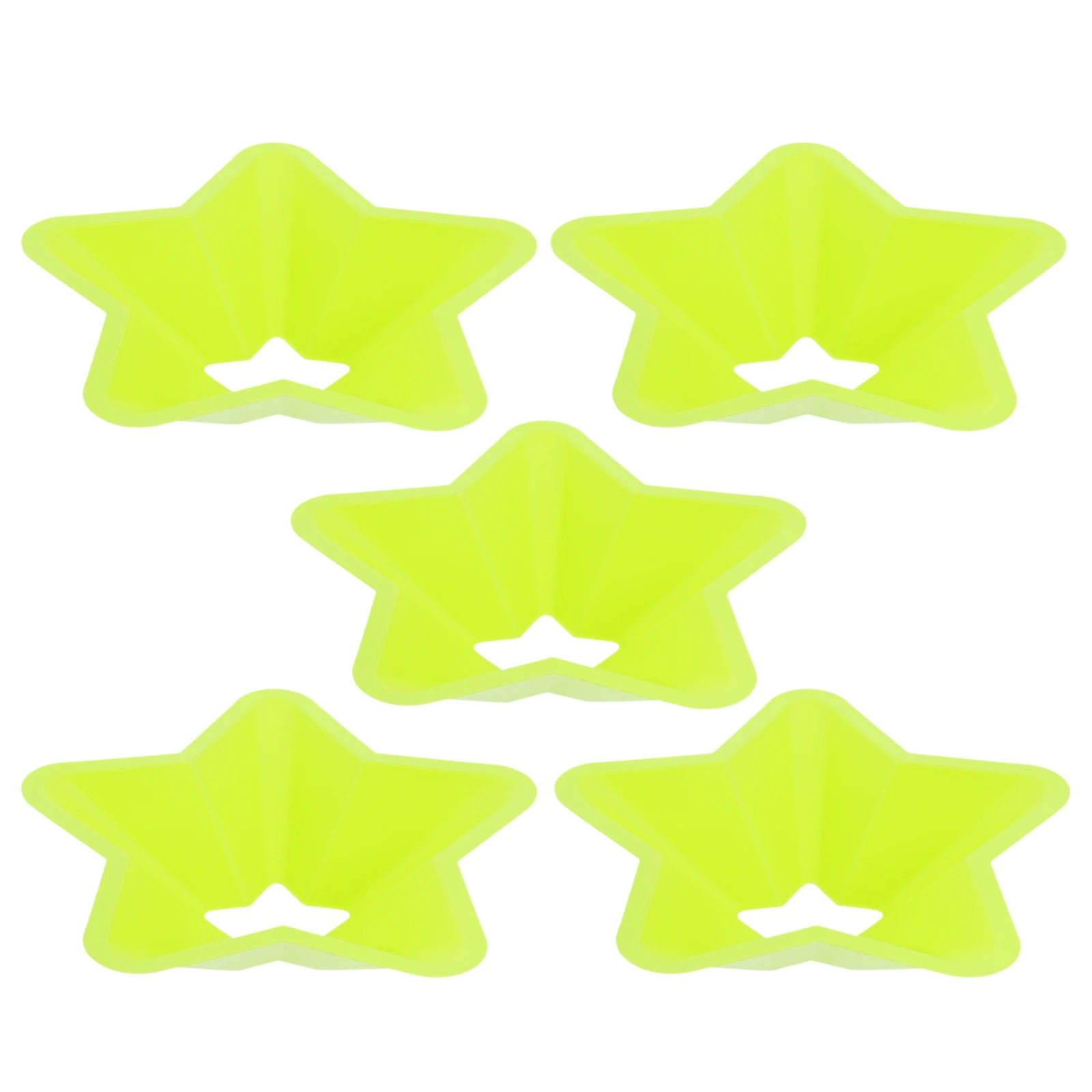 

5pcs Logo Discs Bright Blue for Football Soccer Training Durable PE Material Sports Equipment Marker Cones Practice Supplies